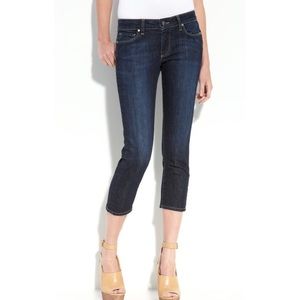 PAIGE | Roxbury Cropped Denim Jean Capri